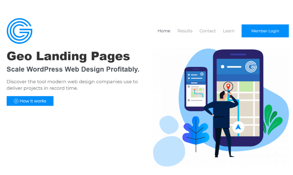 Geo landing pages