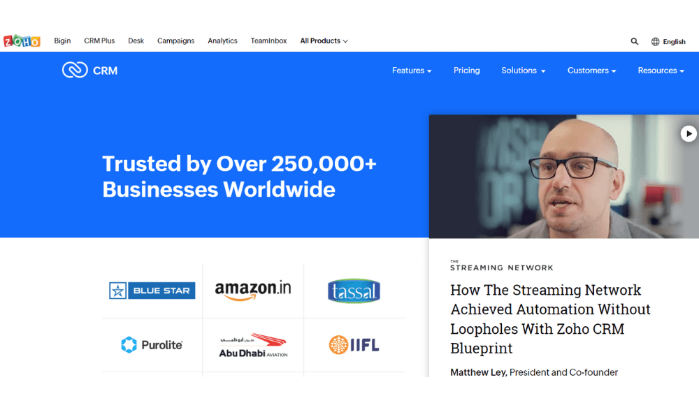 zoho CRM