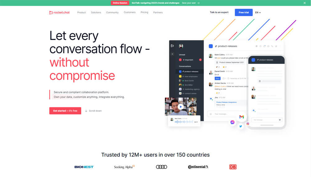 business chat apps