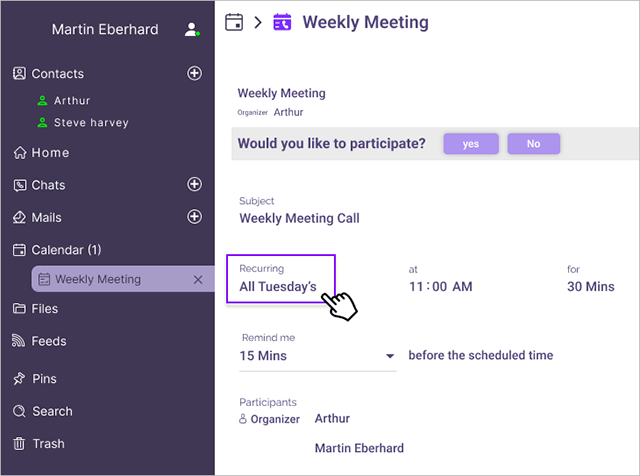 ScheduleCall