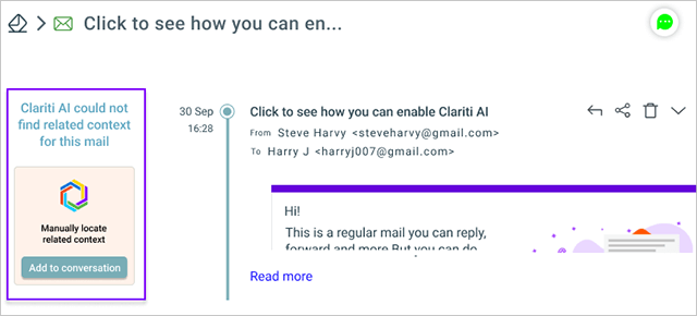 ClaritiAI AddToConv