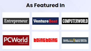 As featured