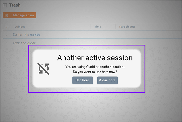 AnotherActiveSession