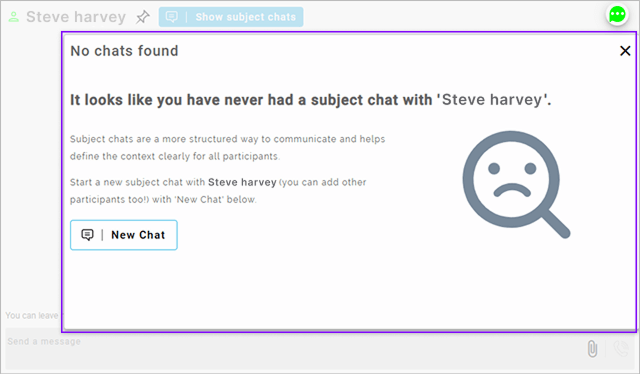 DC SubjectChat
