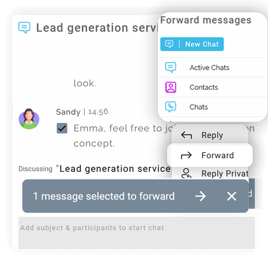 Forward-Messages-Anywhere