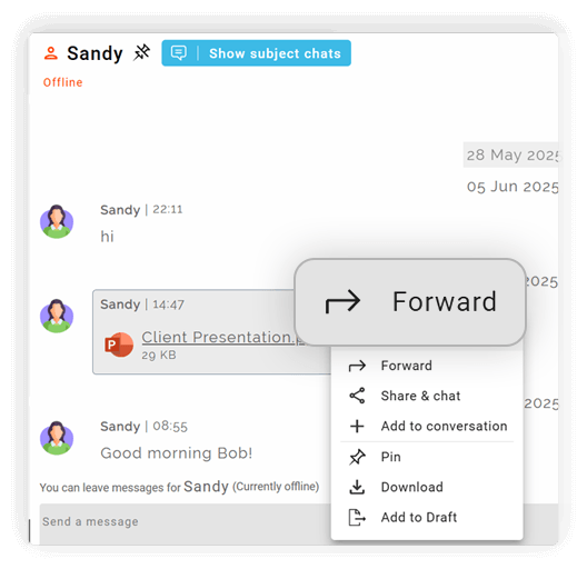 Forward-Messages-Easily