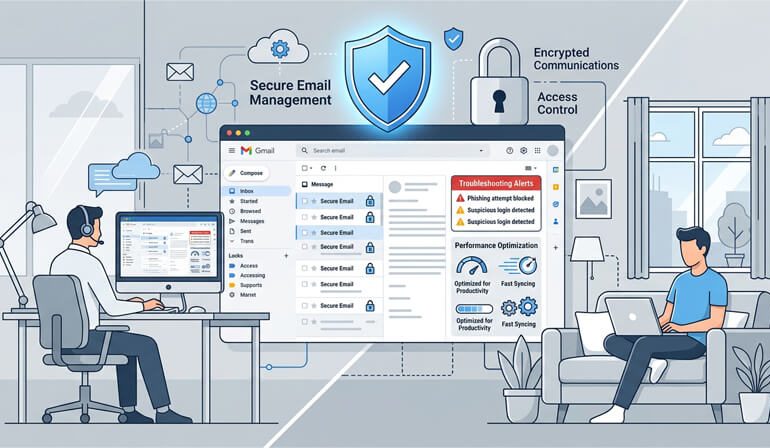 How to Secure Troubleshoot and Enhance Gmail for Business and Remote Work