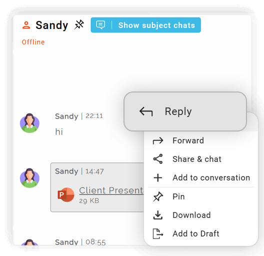 Reply-Within-Context