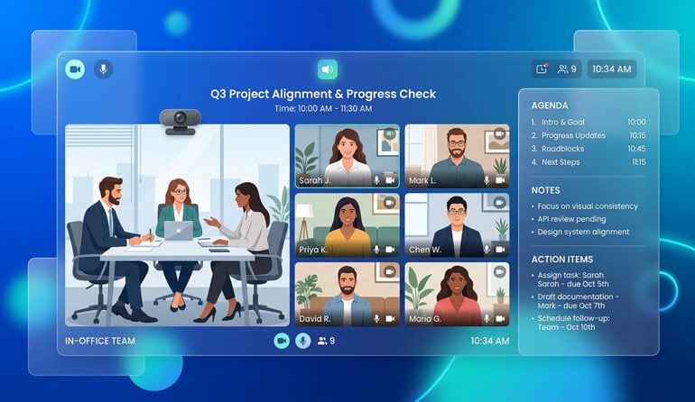 How to Run Productive Hybrid Meetings Without Overload 1