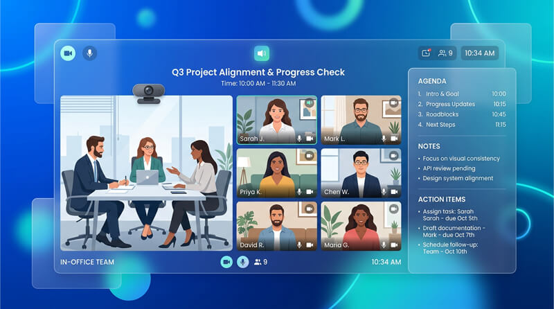 How to Run Productive Hybrid Meetings Without Overload 1